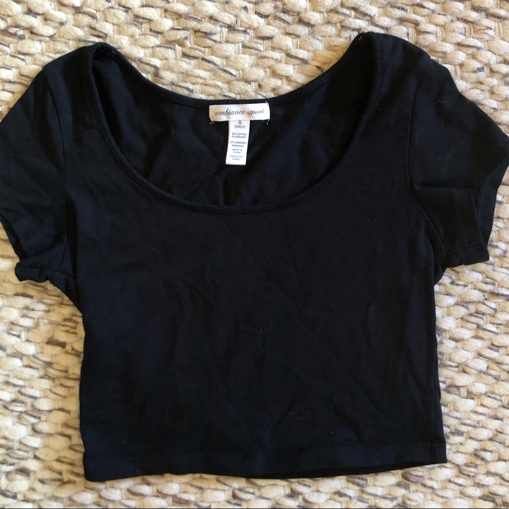 Black Crop Top